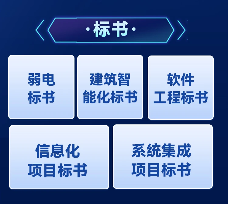 标书服务:弱电、建筑智能化、软件工程、信息化、系统集成项目标书